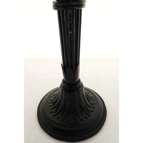 CANDLE HOLDER-Palm Tree-Tea Light-Beaded Shade-Table Stand-Unique-Tropical - Picture 8 of 12